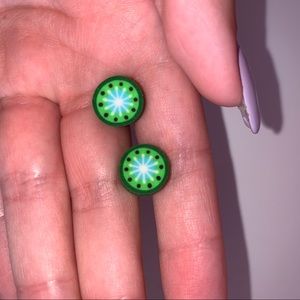 kiwi earrings